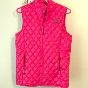 North face thermoball pink vest